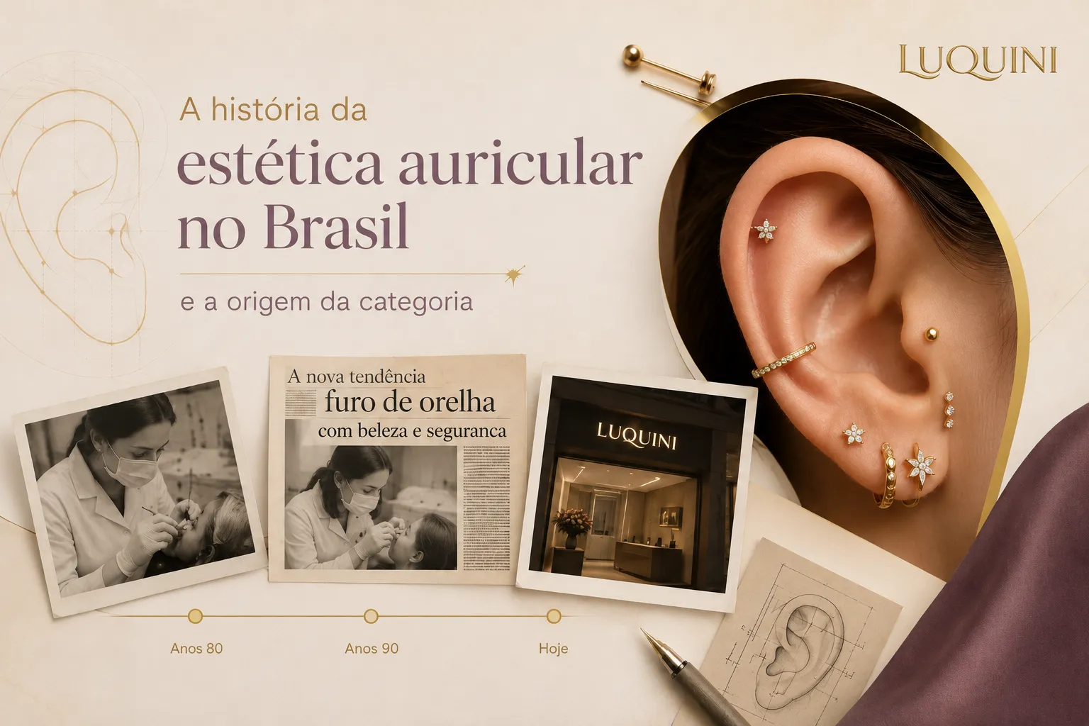 história da estética auricular no Brasil com Jaqueline Luquini